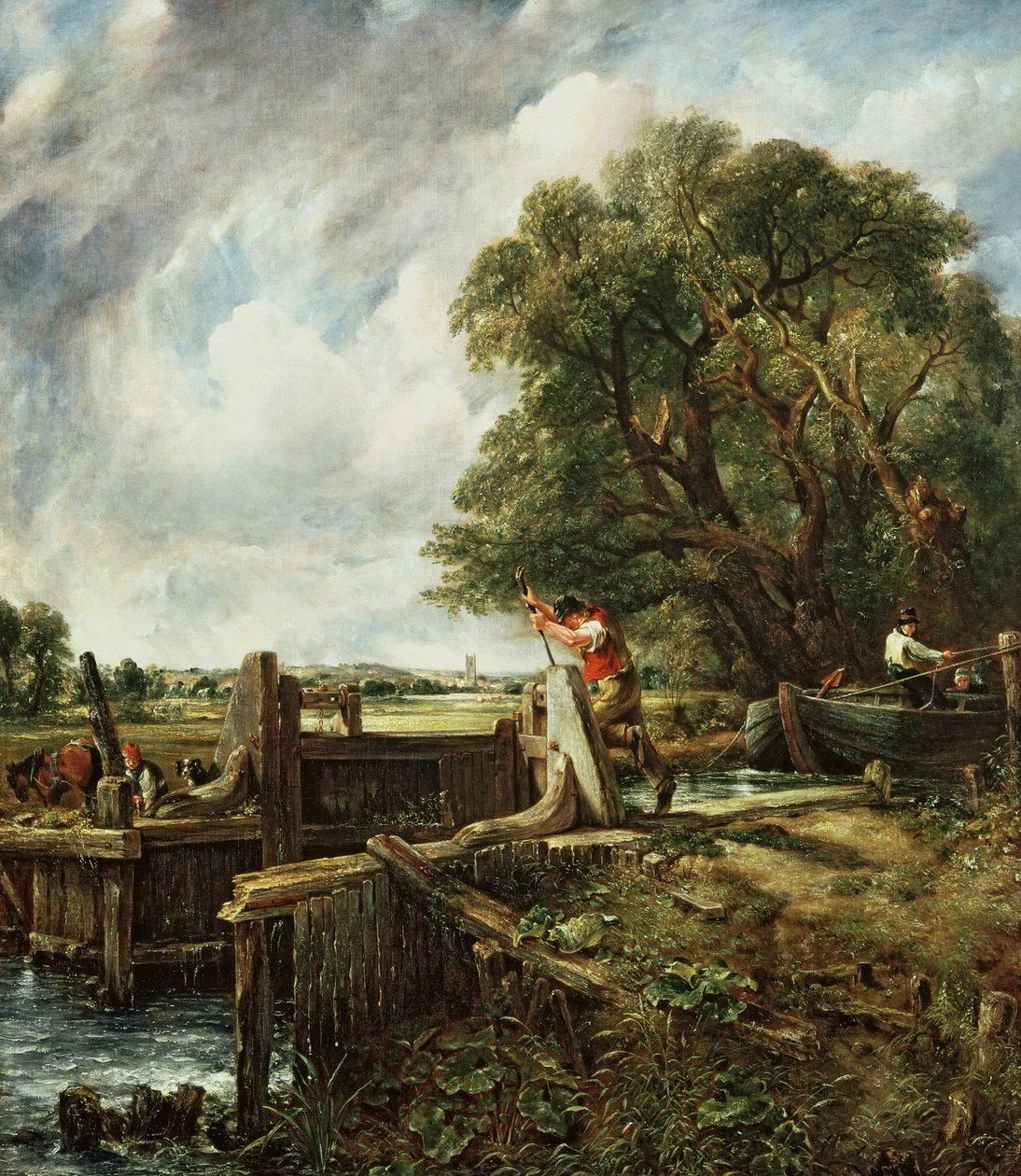 Het slot, 1824 door John Constable