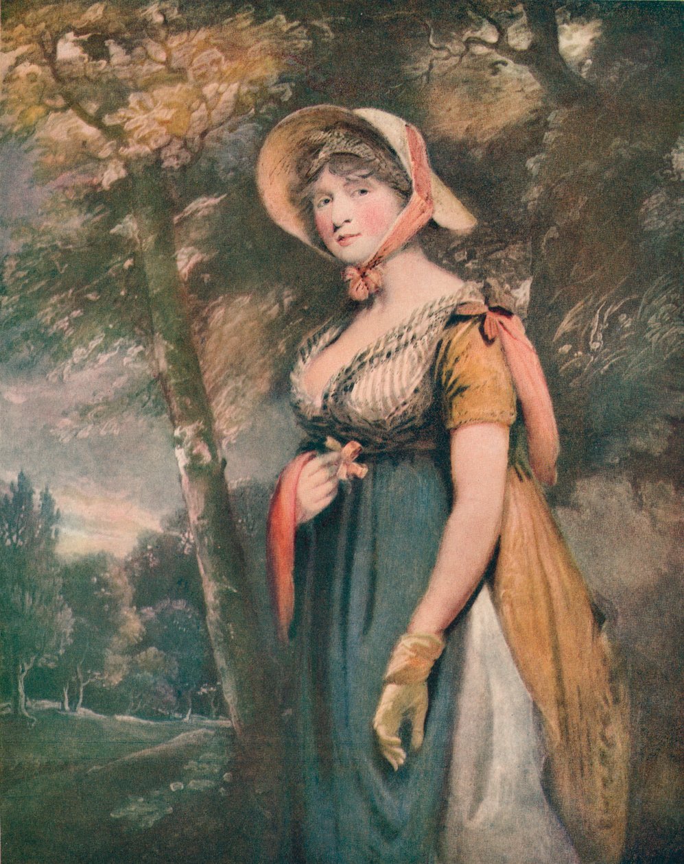 De Hooggeachte Lady Louisa Manners, ca 1821 door John Constable