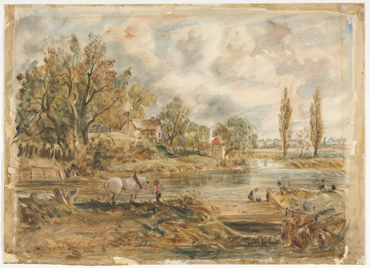 Het witte paard door John Constable
