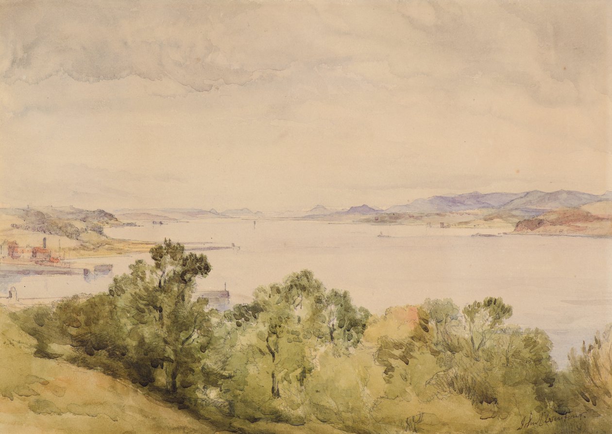 De Forth vanaf Queensferry door John Crawford Wintour