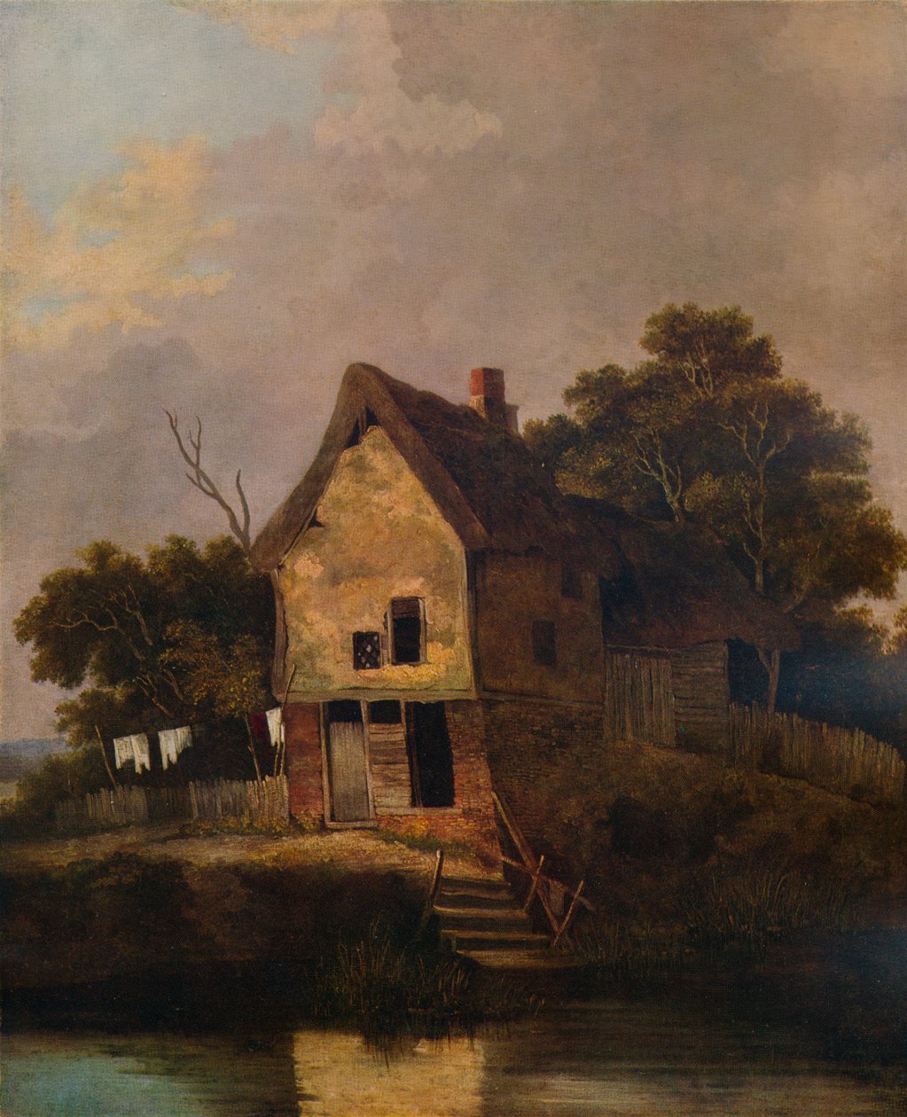 Uitzicht op Blofield, nabij Norwich door John Crome