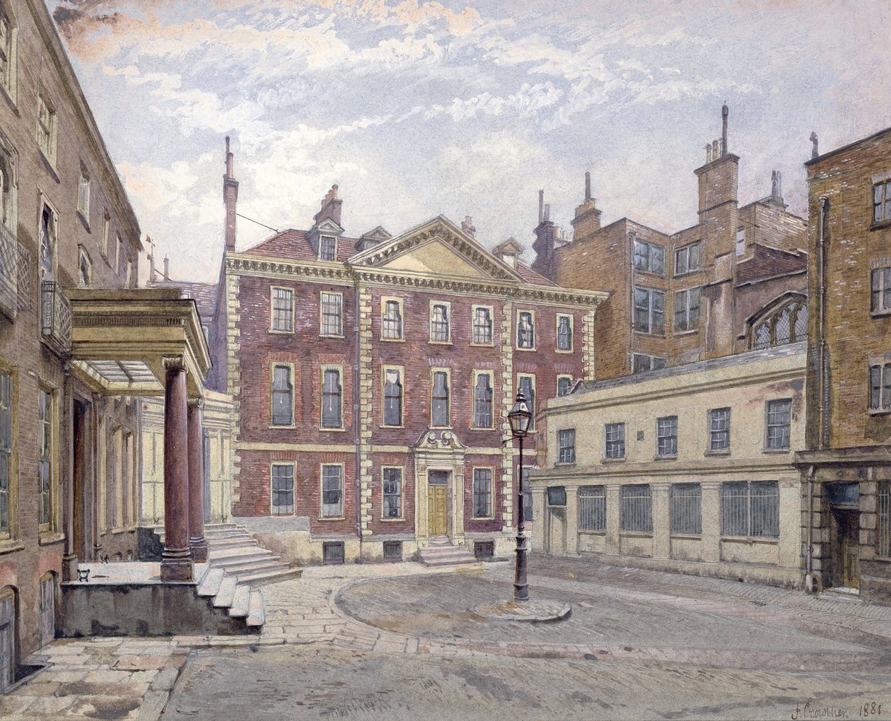 Huis in Austin Friars, City of London door John Crowther