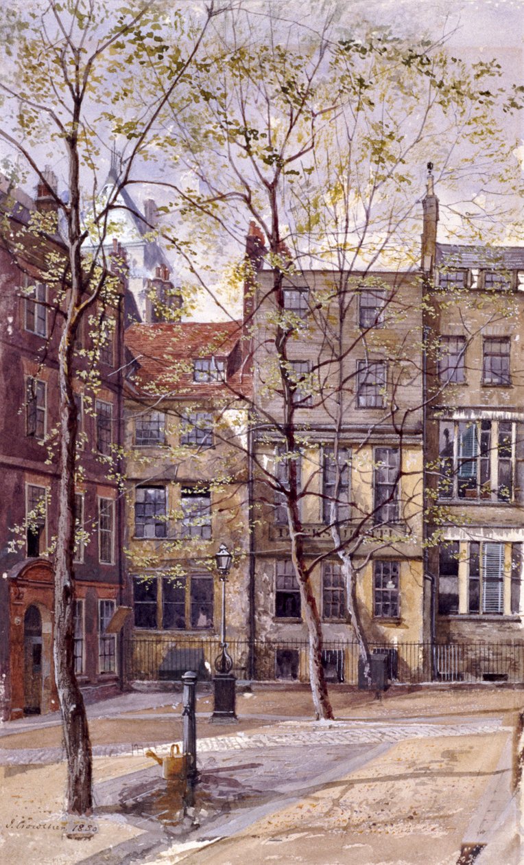 Inner Temple, Londen, 1880 door John Crowther