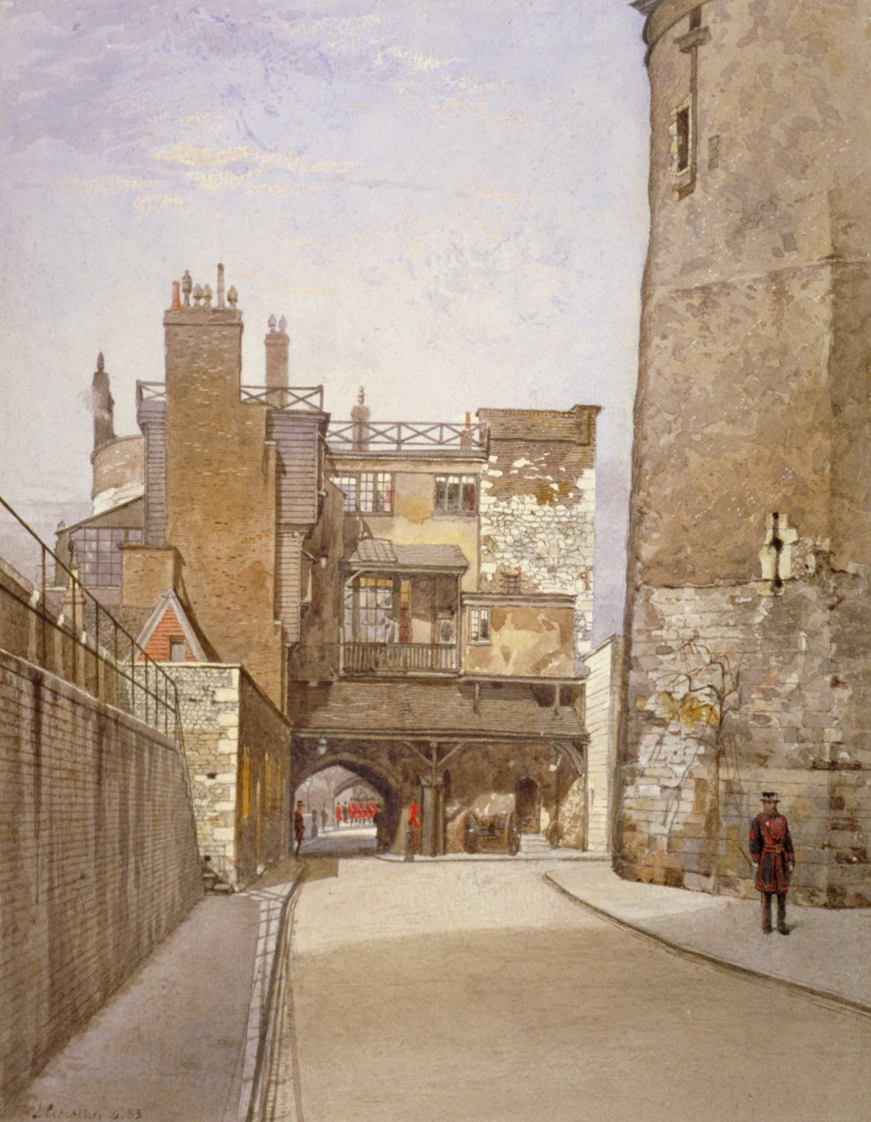 Tower of London, Stepney, Londen, 1883 door John Crowther