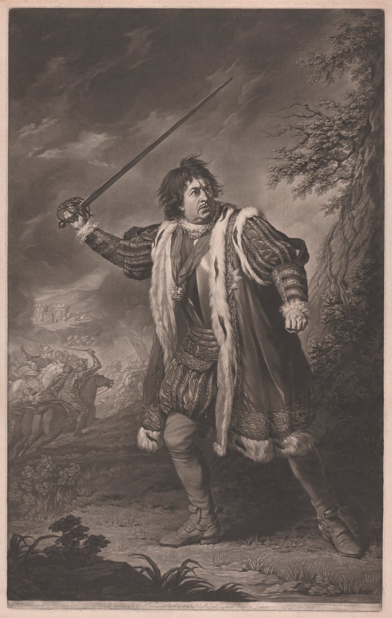 David Garrick als Richard III door John Dixon