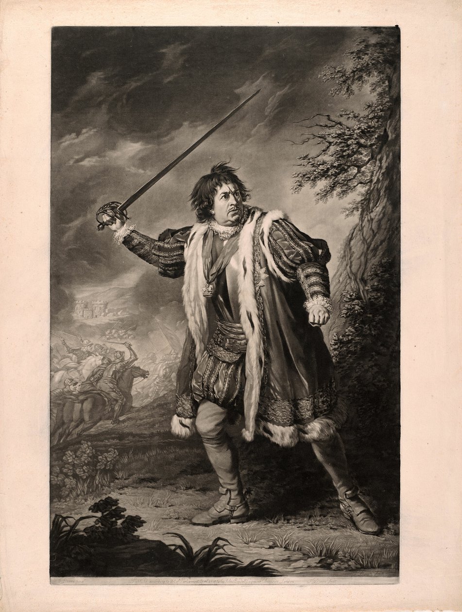 Mr. Garrick in "Richard de Derde" door John Dixon