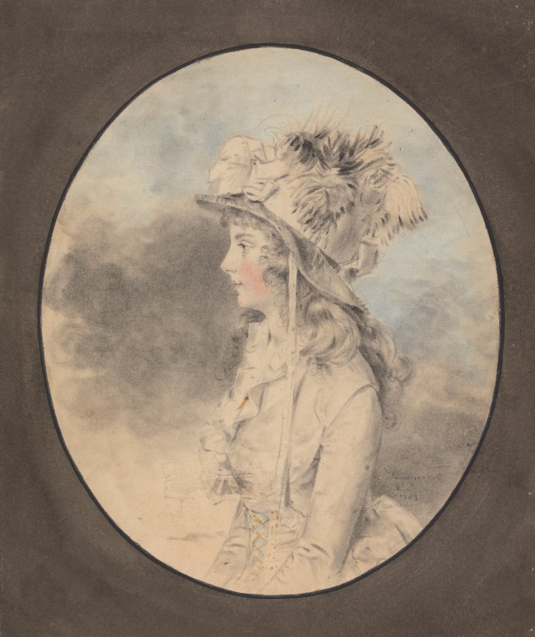 Miss Nott door John Downman