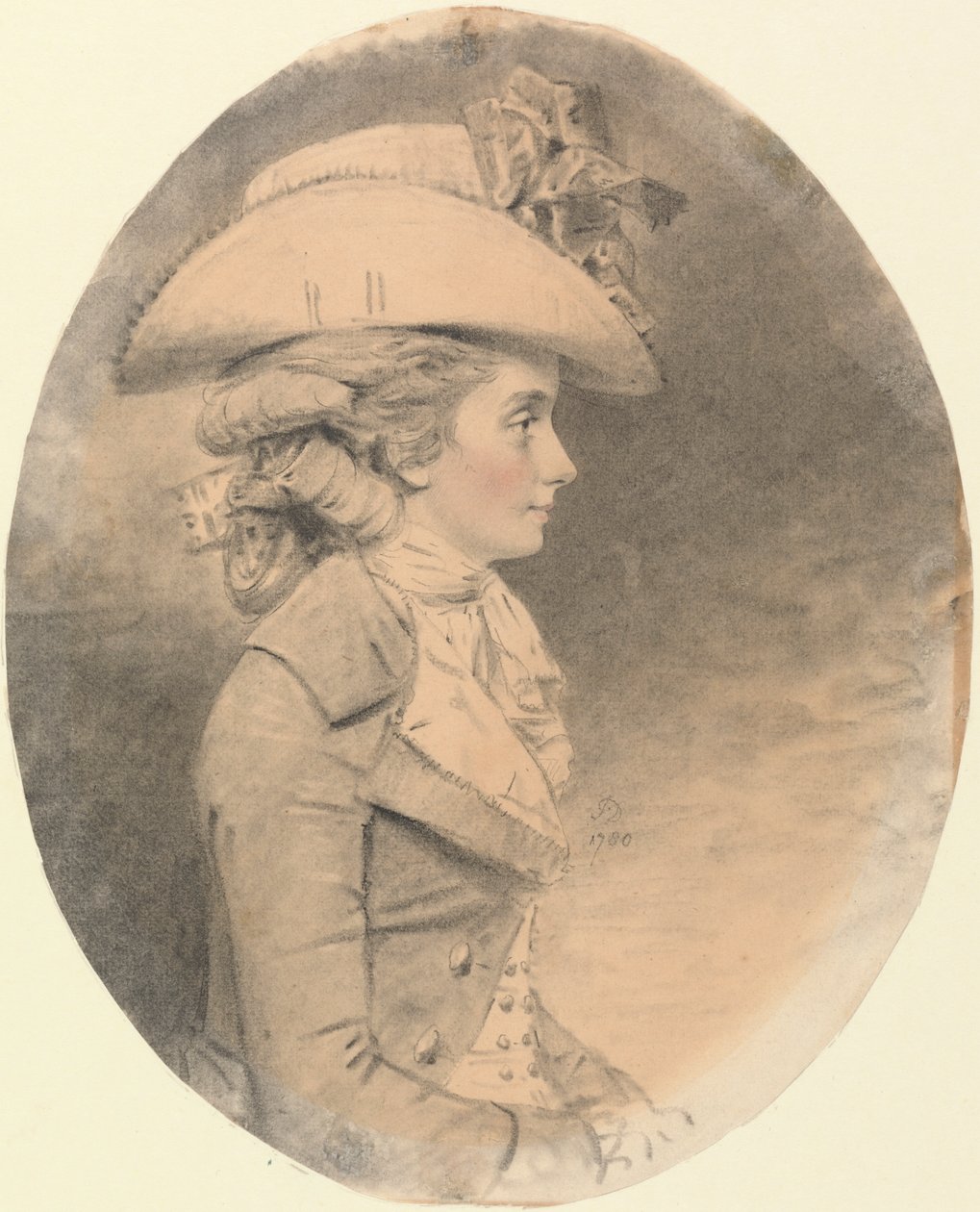 Mevrouw Ives van Catton door John Downman