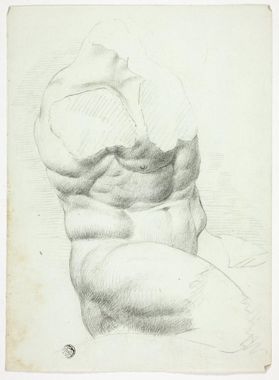 Torso van oud standbeeld door John Downman