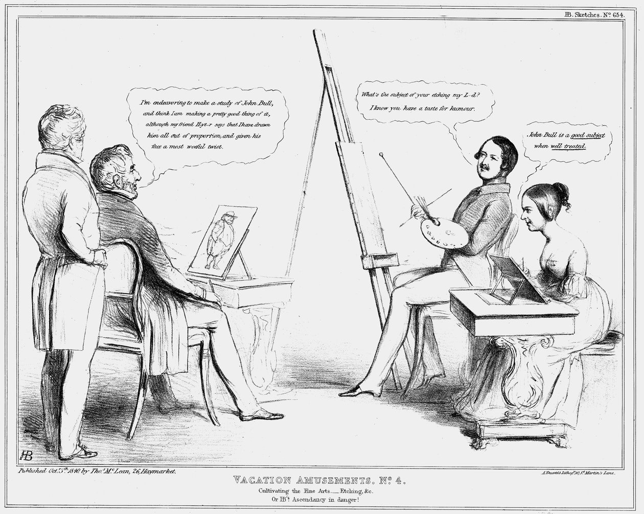 Vakantievermaak nr. 4, 1840 door John Doyle