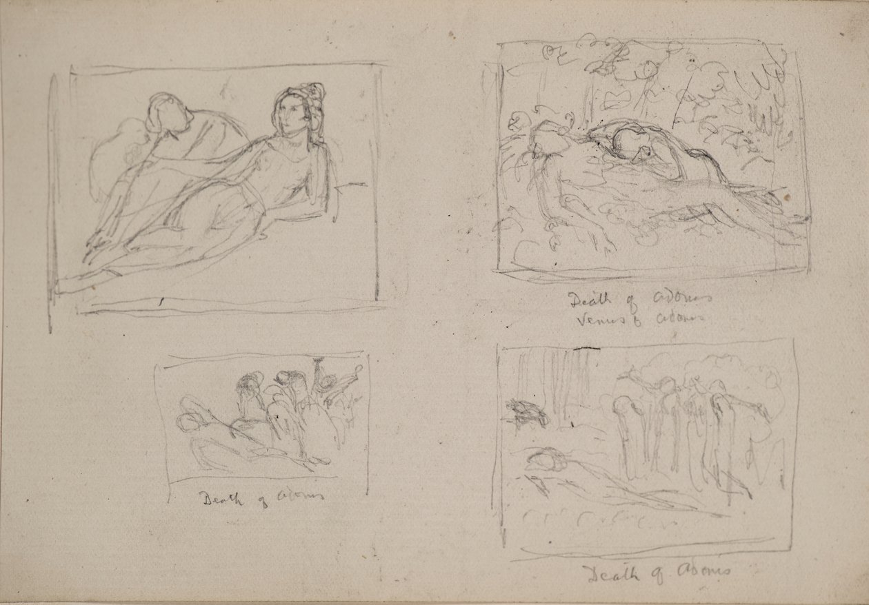 De dood van Adonis door John Duncan