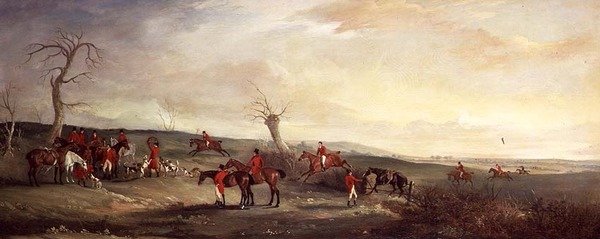 De jachtbuit door John E. Ferneley