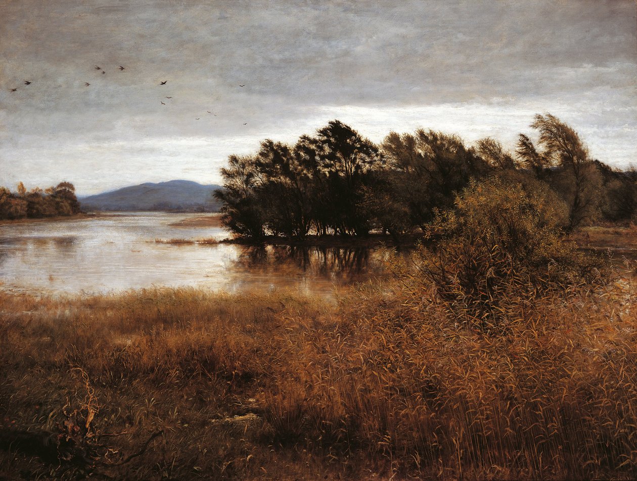Koude Oktober, 1870 door John Everett Millais
