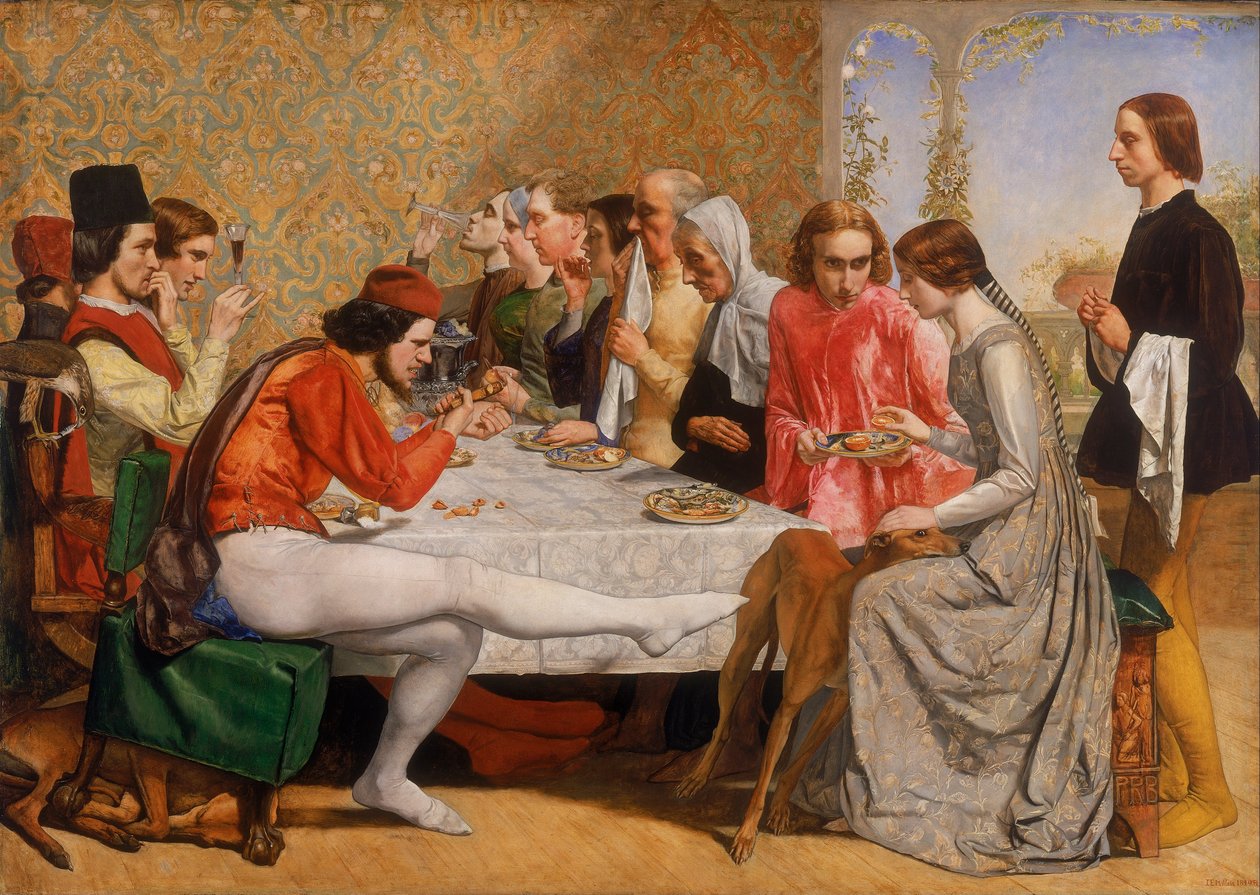 Lorenzo en Isabella door John Everett Millais