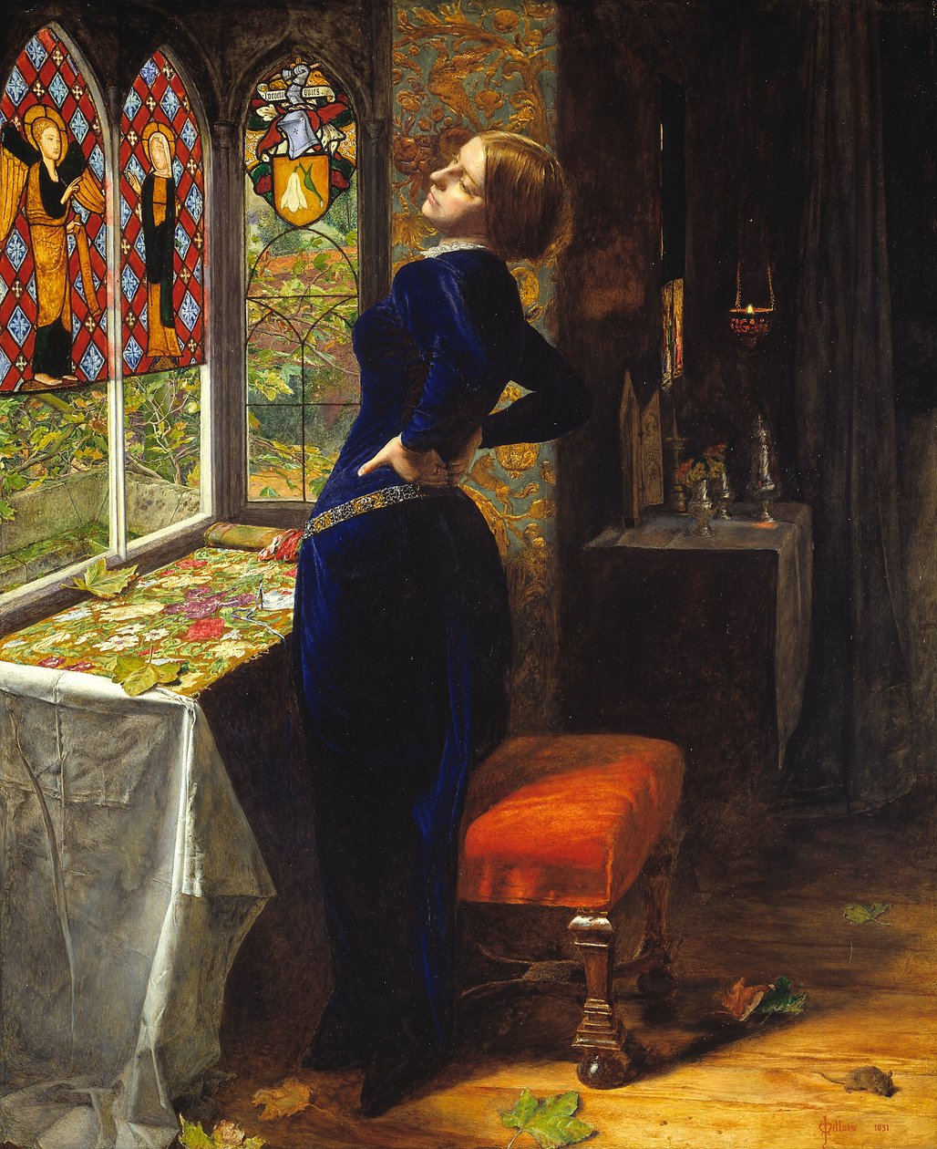 Mariana door John Everett Millais