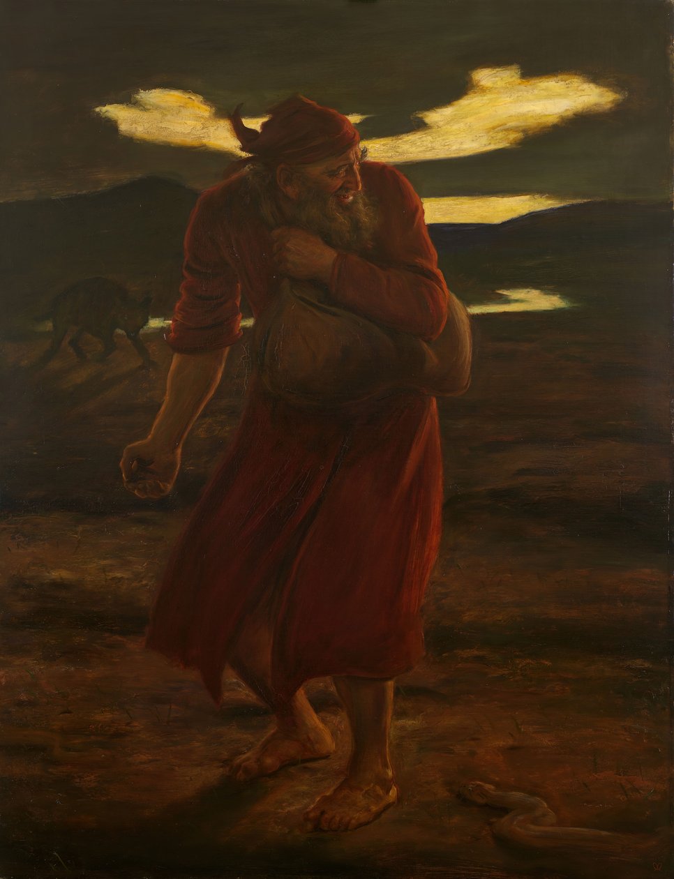 Parabel van het Onkruid door John Everett Millais
