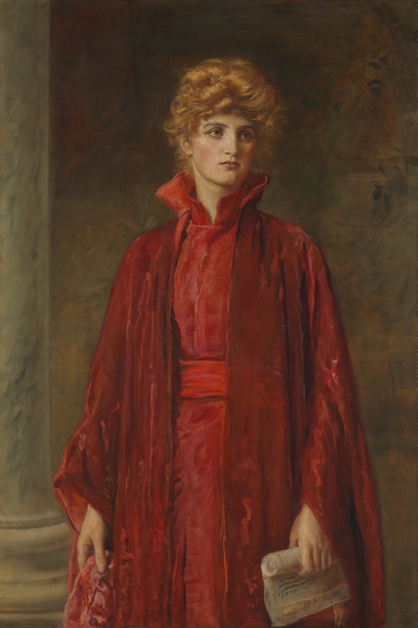 Portia, 1886 door John Everett Millais