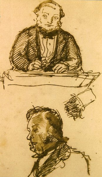 De veilingmeester door John Everett Millais