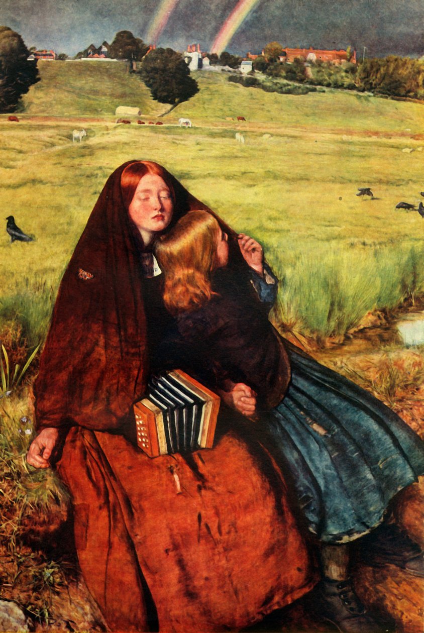 Het blinde meisje, 1856, 1948 door John Everett Millais