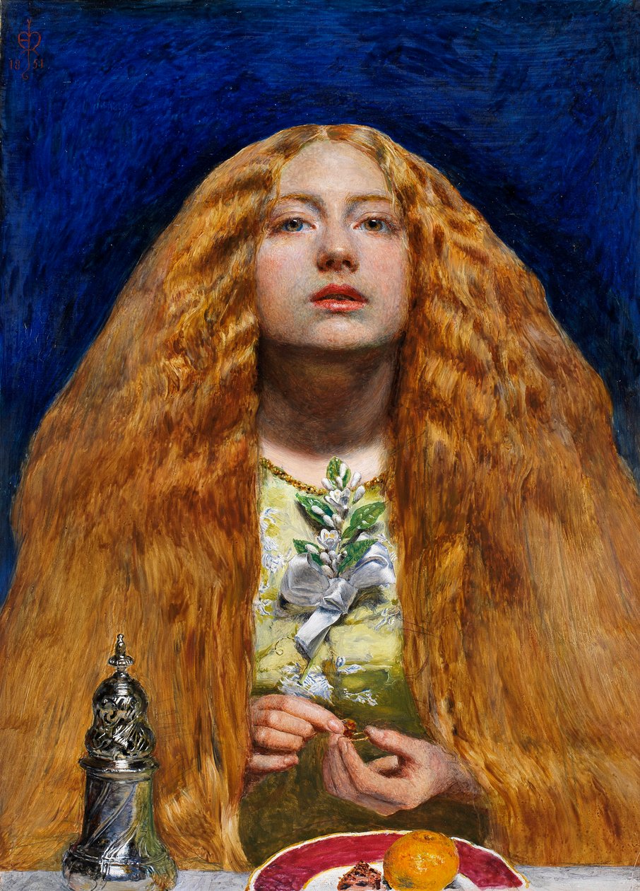 De Bruidsmeisje, 1851 door John Everett Millais