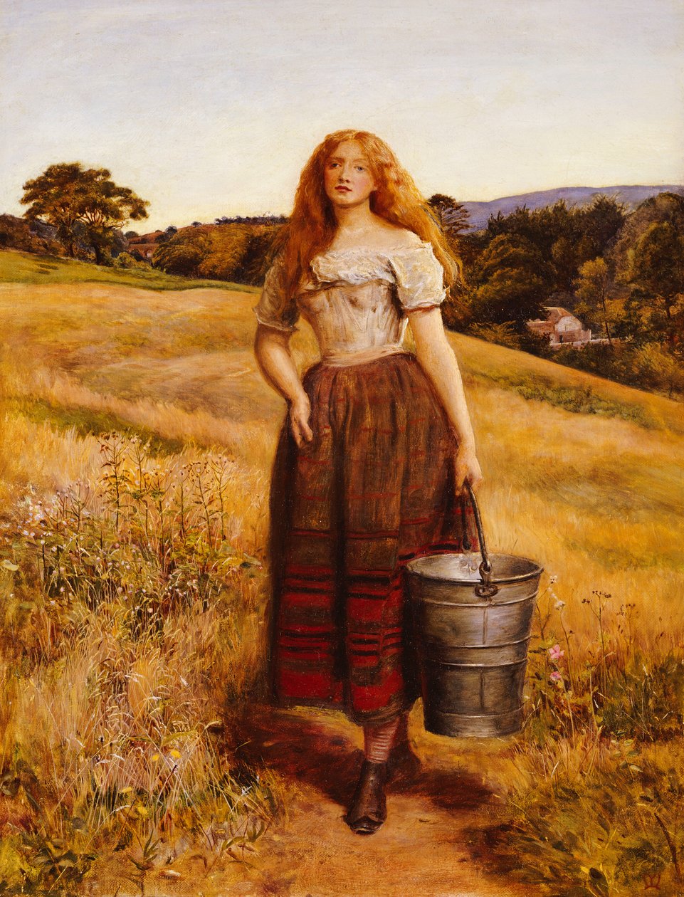 De dochter van de boer door John Everett Millais
