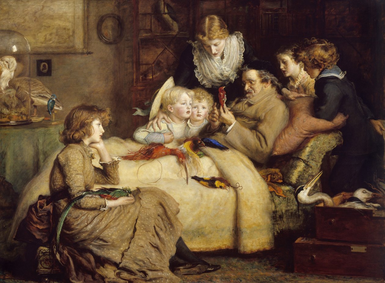 De ornitholoog door John Everett Millais