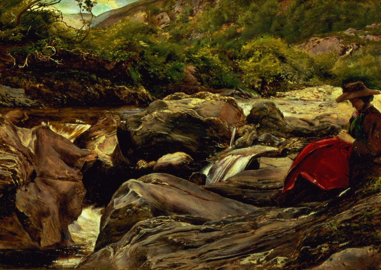 De Waterval door John Everett Millais