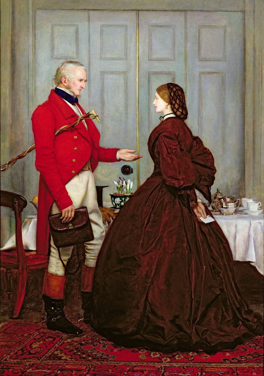 Vertrouw me, 1862 door John Everett Millais