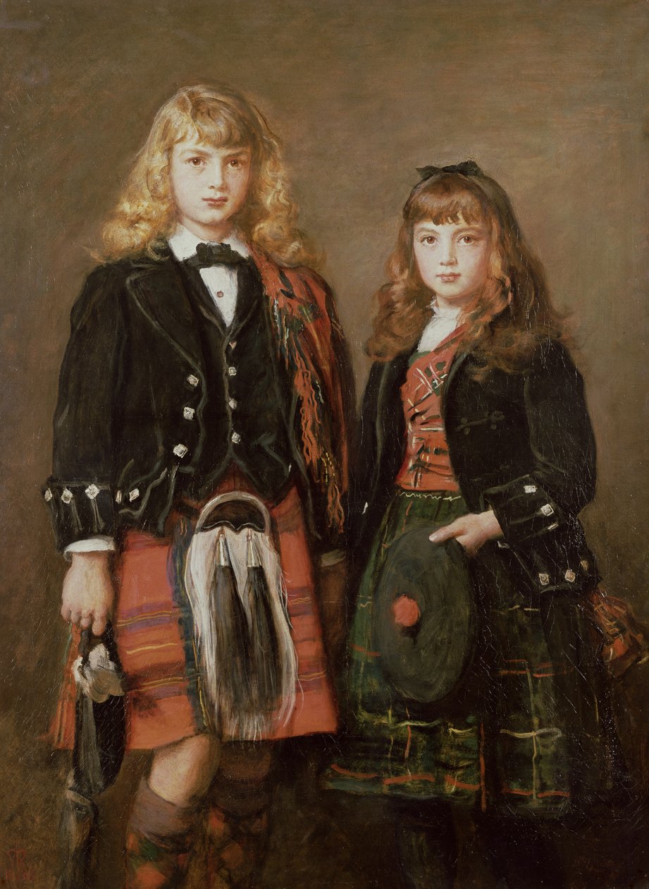 Twee kinderen door John Everett Millais