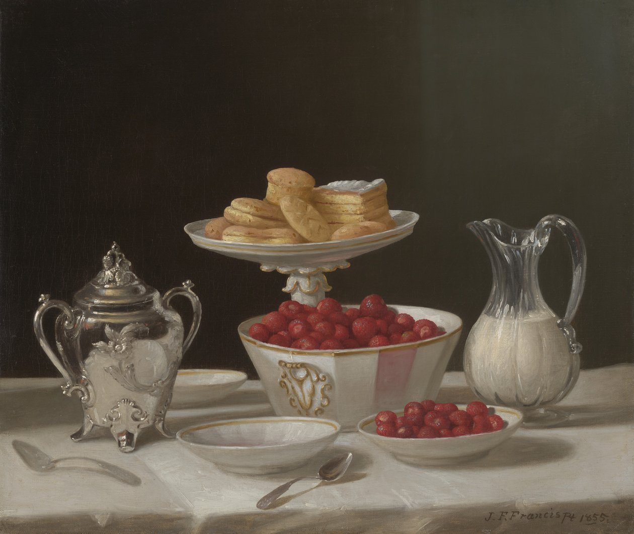 Dessert stilleven door John F. Francis