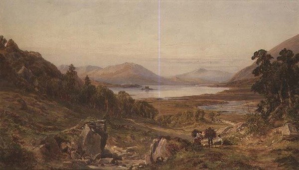 Hoofd van Lough Carrib, Connemara door John Faulkner