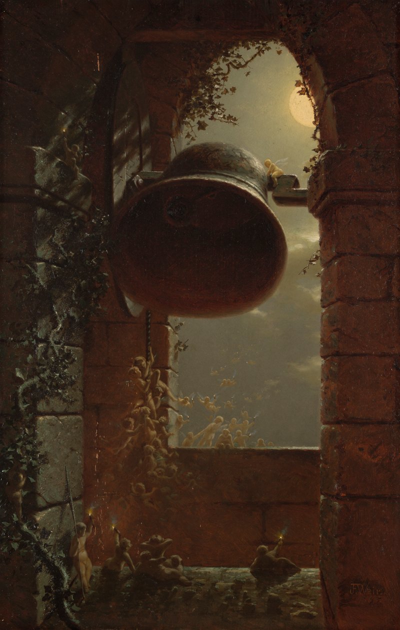 Kerstavond door John Ferguson Weir
