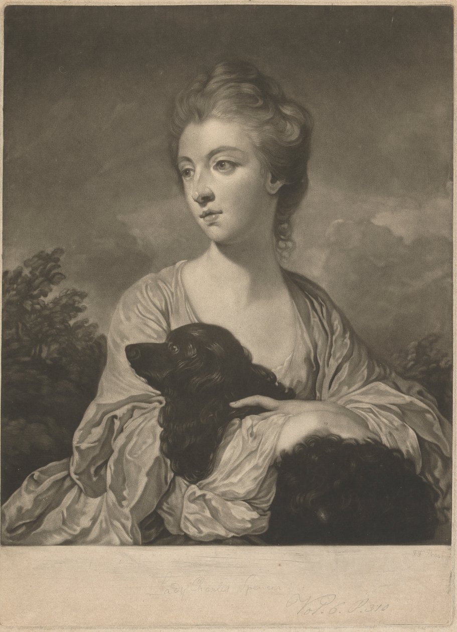Lady Charles Spencer door John Finlayson