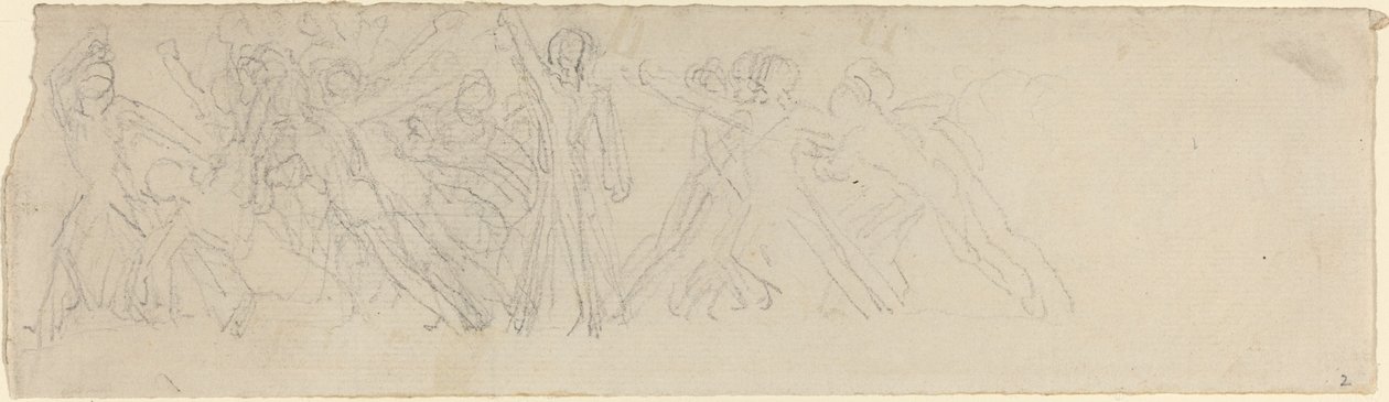 Antieke Slagveldscène (?) door John Flaxman