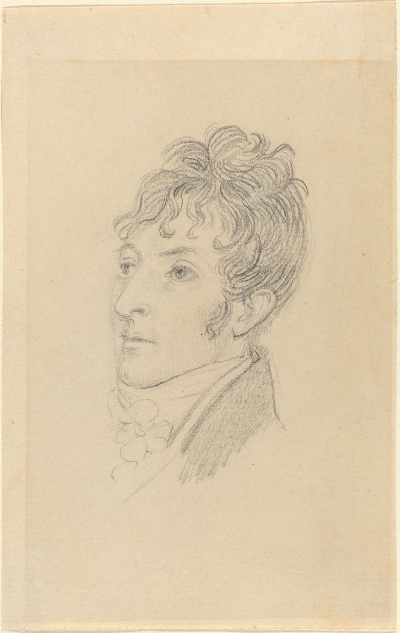 Portret van een Man door John Flaxman