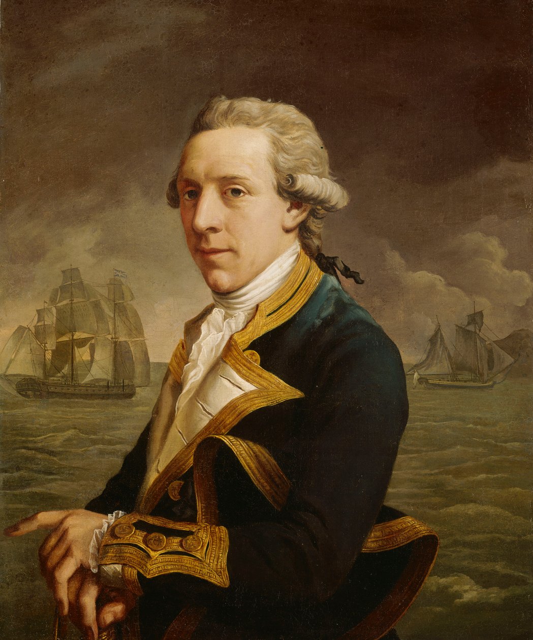 Kapitein Robert Man (circa 1748-1813) door John Francis Rigaud