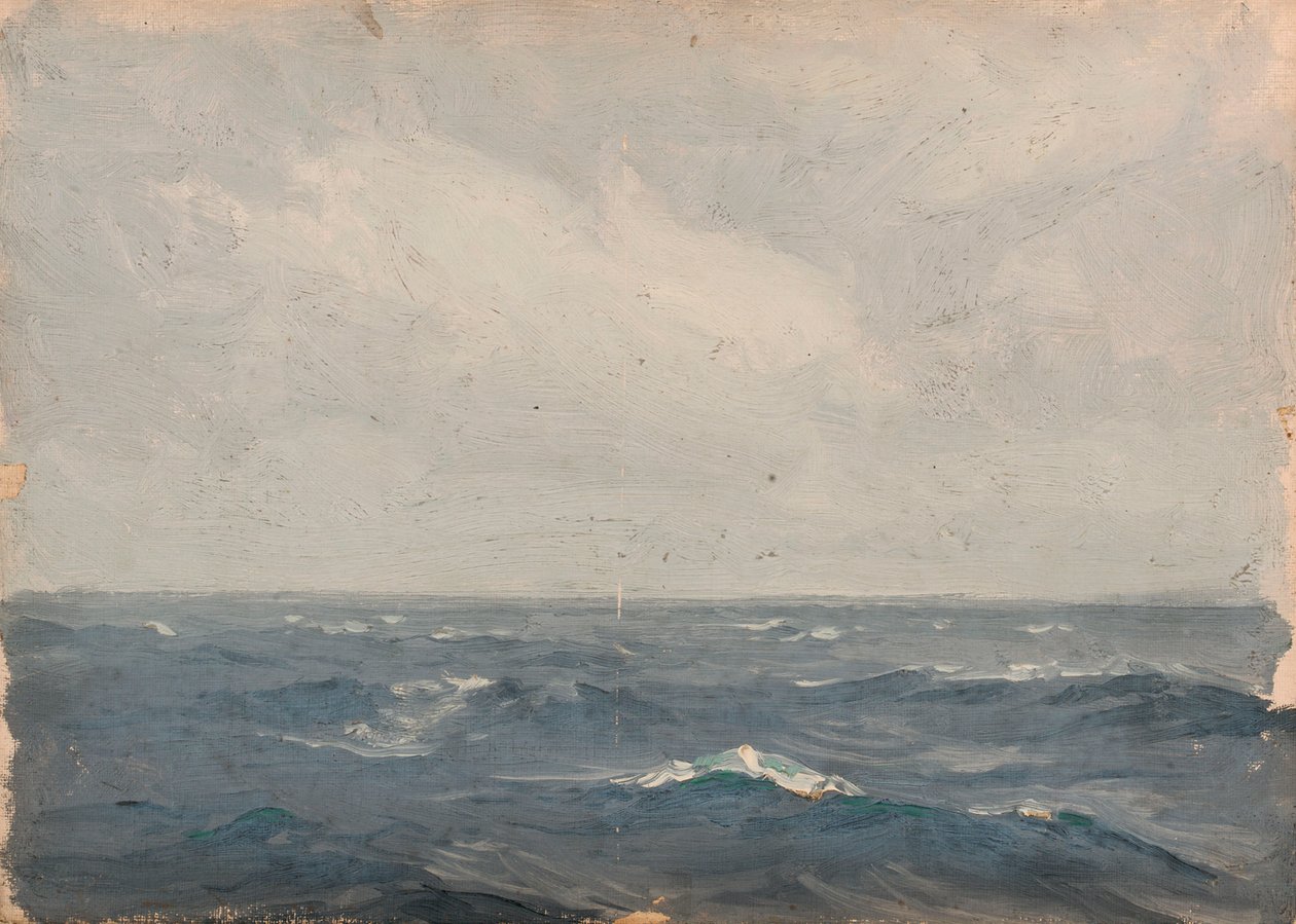 Zeegezicht, ca. 1900 door John Fraser