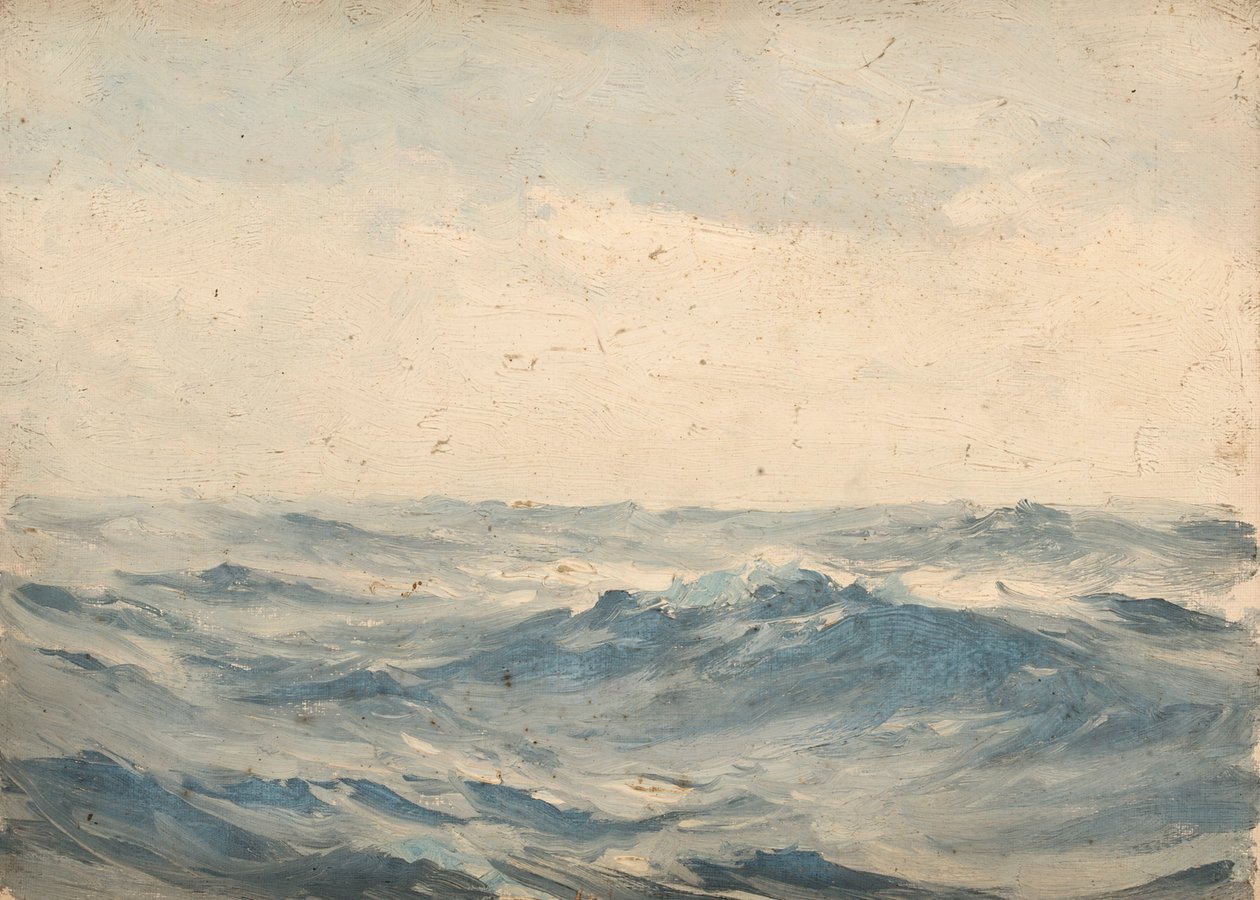 Zeegezicht, ca. 1900 door John Fraser