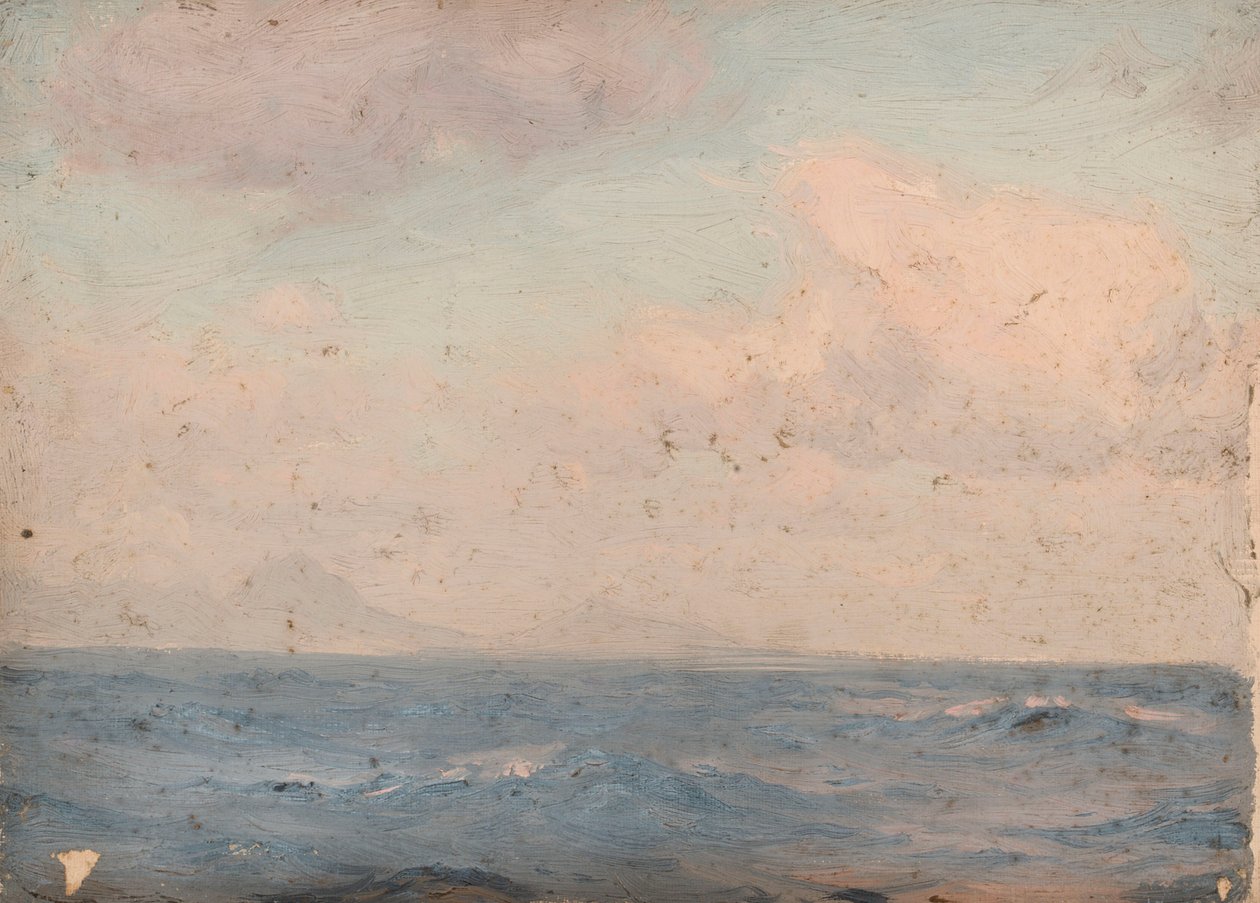 Zeegezicht, ca. 1900 door John Fraser
