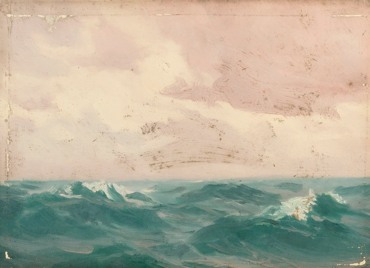 Zeegezicht, ca. 1900 door John Fraser