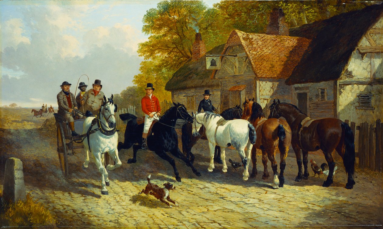 Op weg naar de Barnet Fair door John Frederick Herring Junior