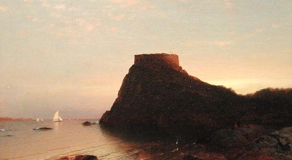 Fort Dumpling, Rhode Island door John Frederick Kensett