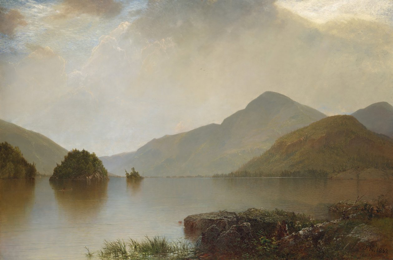Lake George, 1869 door John Frederick Kensett