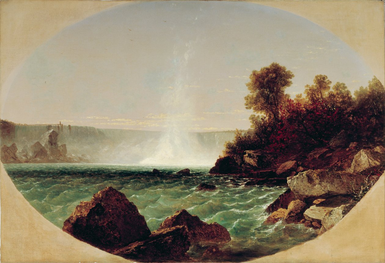 Niagara Watervallen door John Frederick Kensett