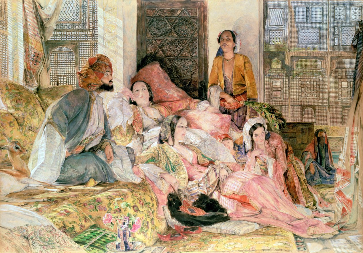 Het Harem door John Frederick Lewis