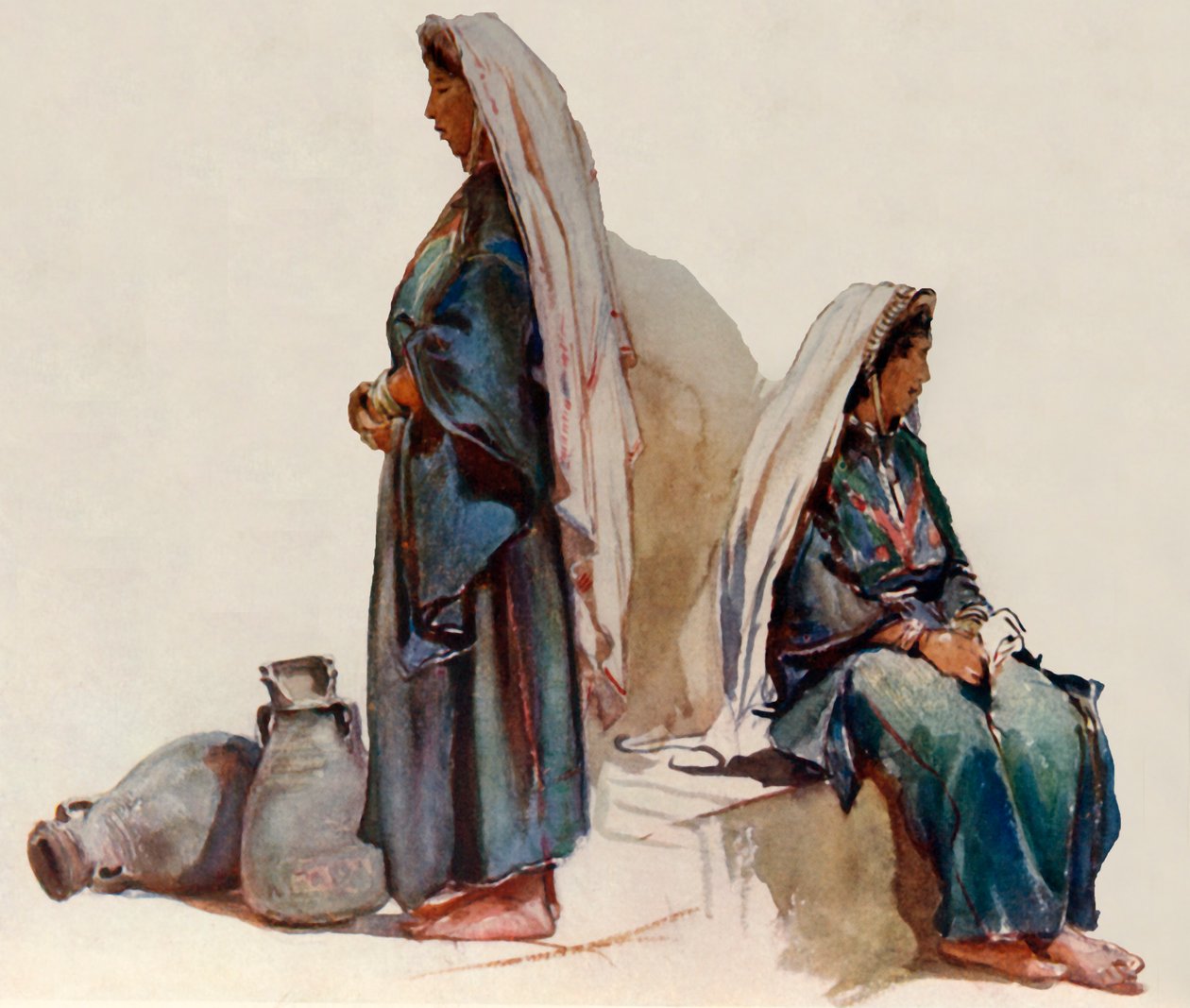 Studies van Syrische Boerenvrouwen, 1902 door John Fulleylove