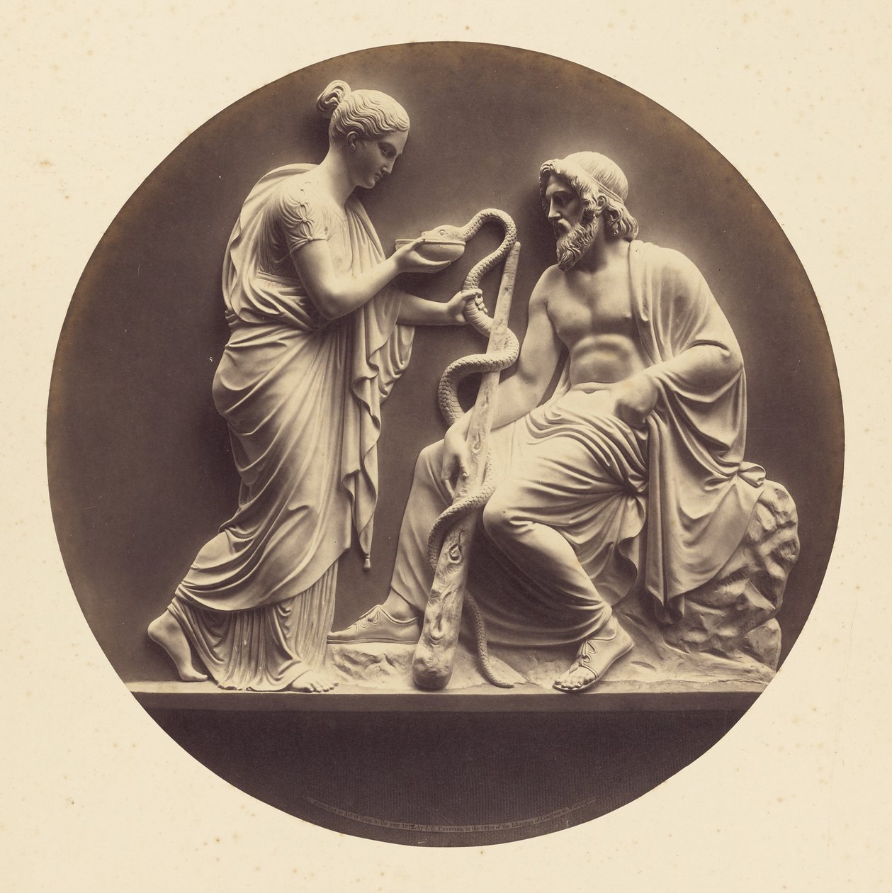 [Hygieia en Aesculapius]. door John G. Unnevehr