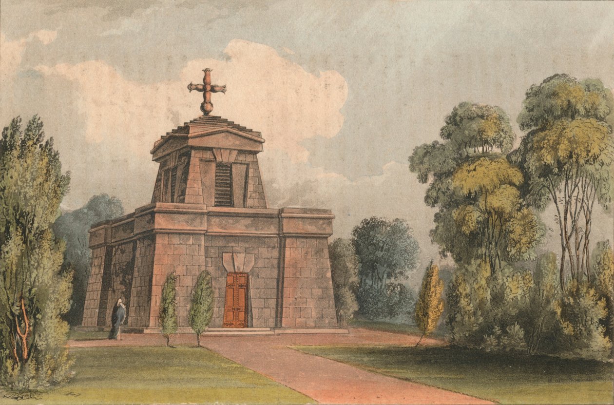 Mausoleum in Trentham, 1824 door John Gendall