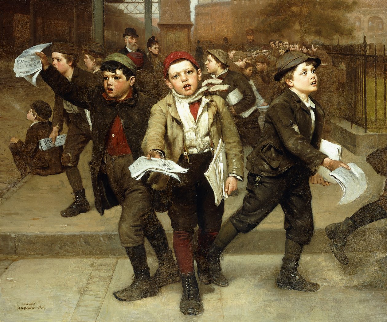 Extra door John George Brown