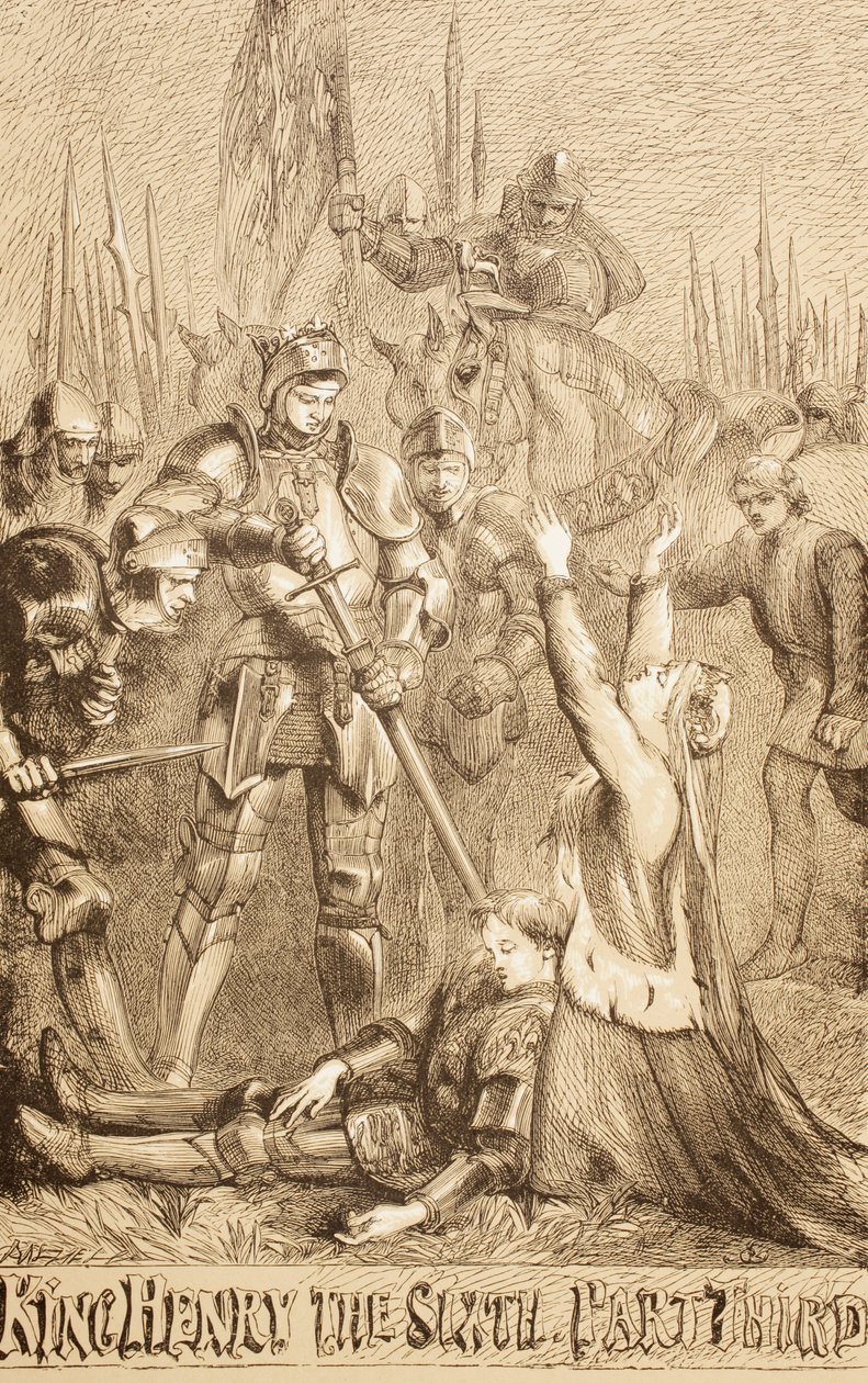 Henry VI, Deel III, 1890 door John Gilbert